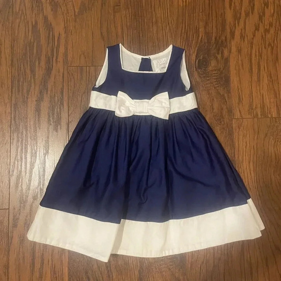 Dressed Up By Gymboree Navy Dress - Picture 1 of 3